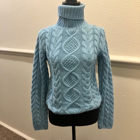 Autumn Cashmere Sweaters - Autumn cashmere blue sweater